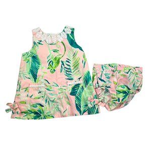 NWT Baby Lilly Pulitzer Shift in Coral Reef Chimpoiserie